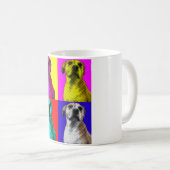Pop Art Hund Kaffee Tasse (VorderseiteRechts)
