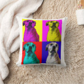 Pop Art Hund Throw Kissen (Decke)