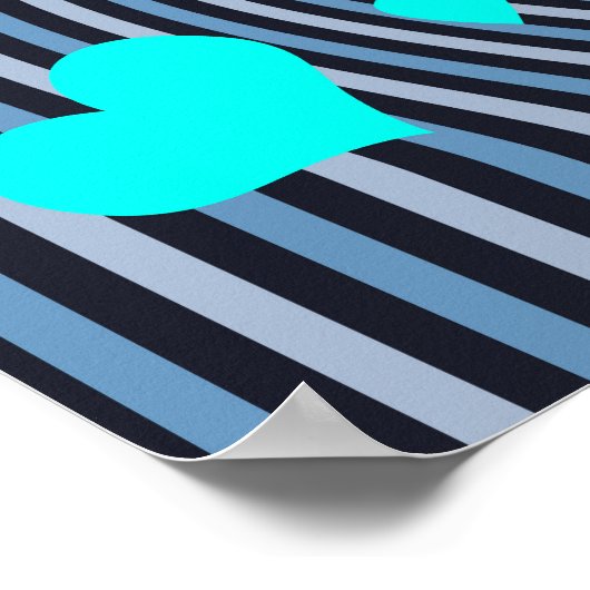 Pop Art "I Do Liebe She" Poster (Ecke)