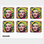 Pop Art Icon Sticker (Blatt)