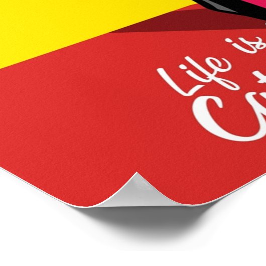 Pop Art ill Poster (Ecke)