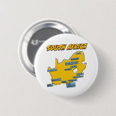 Pop Art Illustrated Südafrika Button (Vorne & Hinten)