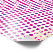 Pop Art Illustriert Israel Karte Fotodruck (Ecke)