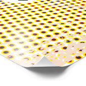 Pop Art Illustriert Marokko Karte Fotodruck (Ecke)