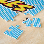 Pop Art Illustriert Scilly Isles Karte Puzzle (Seite)