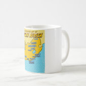 Pop Art Illustriert Südafrika Kaffeetasse (VorderseiteRechts)