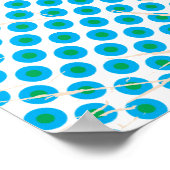 Pop Art Illustriert Südafrika Poster (Ecke)