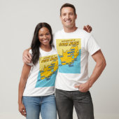 Pop Art Illustriert Südafrika T-Shirt (Unisex)