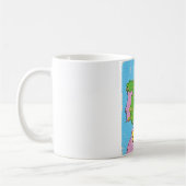 Pop-Art-illustrierte Spanienkarte Kaffeetasse (Links)