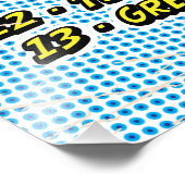 Pop Art Illustrierter Balkan-Karte Fotodruck (Ecke)