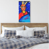 Pop Art Indian #1 Leinwanddruck (Insitu (Schlafzimmer))