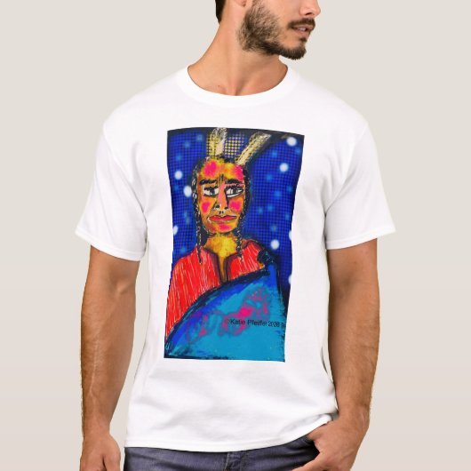 Pop art Indian #1 T-Shirt (Vorderseite)