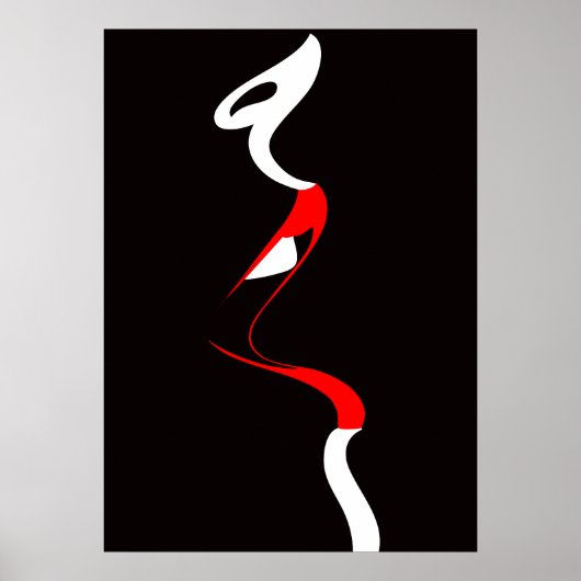 Pop Art Inspiriert Mode Frau 2 Poster (Vorne)