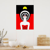Pop Art Inspiriert Mode Frau 9 Poster (Küche)