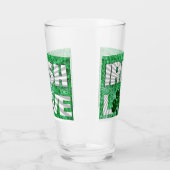 Pop Art Irish Liebe Glas (Links)