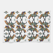 Pop Art Islandpferd  Geschirrtuch (Horizontal)