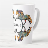 Pop Art Islandpferd  Milchtasse (Rechte Ecke)