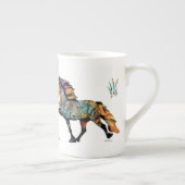 Pop Art Islandpferd Porzellantasse (Rechts)