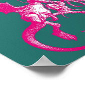 Pop Art Jabberwocky Poster (Ecke)