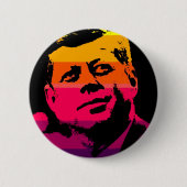 Pop Art Jack JFK John F. Kennedy Button (Vorderseite)