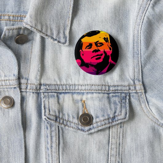 Pop Art Jack JFK John F. Kennedy Button (Beispiel)