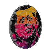 Pop Art Jack JFK John F. Kennedy Dartscheibe (Vorderseite Links)