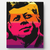 Pop Art Jack JFK John F. Kennedy Fotoplatte (Vorderseite)