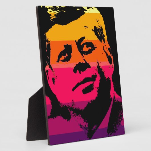 Pop Art Jack JFK John F. Kennedy Fotoplatte (Seite)