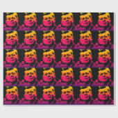 Pop Art Jack JFK John F. Kennedy Geschenkpapier (Flach)