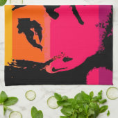 Pop Art Jack JFK John F. Kennedy Geschirrtuch (Gefaltet)