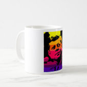 Pop Art Jack JFK John F. Kennedy Kaffeetasse (Vorderseite Links)