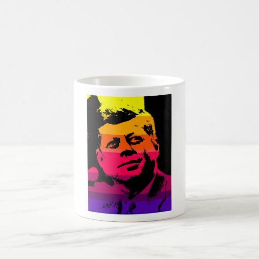 Pop Art Jack JFK John F. Kennedy Kaffeetasse (Mittel)