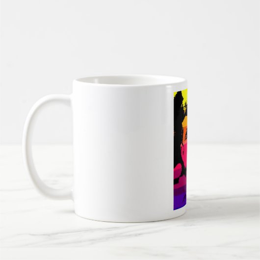 Pop Art Jack JFK John F. Kennedy Kaffeetasse (Links)