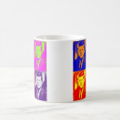 Pop Art Jack JFK John F. Kennedy Kaffeetasse (Mittel)