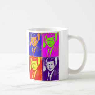 Pop Art Jack JFK John F. Kennedy Kaffeetasse