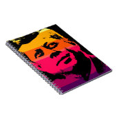 Pop Art Jack JFK John F. Kennedy Notizblock (Rechte Seite)