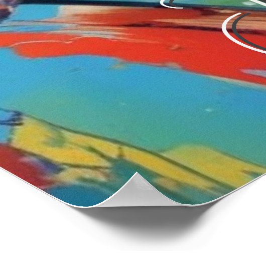 Pop Art Jack JFK John F. Kennedy Poster (Ecke)