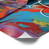 Pop Art Jack JFK John F. Kennedy Poster (Ecke)