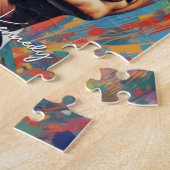 Pop Art Jack JFK John F. Kennedy Puzzle (Seite)