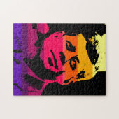 Pop Art Jack JFK John F. Kennedy Puzzle (Horizontal)