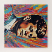 Pop Art Jack JFK John F. Kennedy Puzzle (Horizontal)