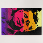 Pop Art Jack JFK John F. Kennedy Puzzle (Horizontal)