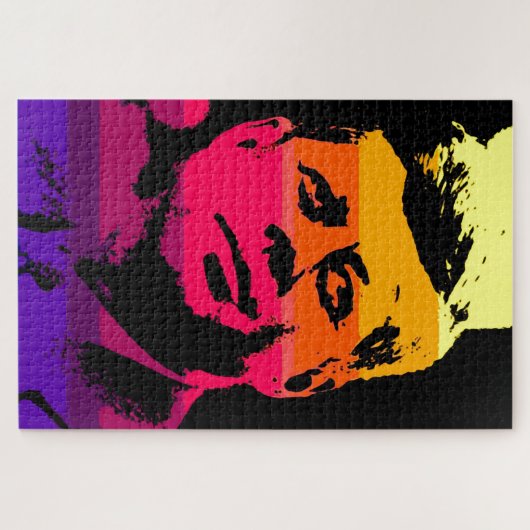 Pop Art Jack JFK John F. Kennedy Puzzle (Horizontal)