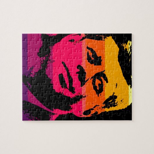 Pop Art Jack JFK John F. Kennedy Puzzle (Horizontal)