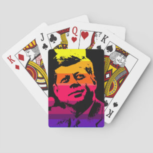 Pop Art Jack JFK John F. Kennedy Spielkarten