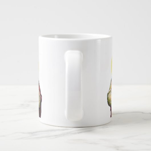 Pop Art Jesus Christus Jumbo-Tasse (Rückseite)