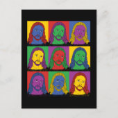 Pop Art Jesus Postkarte (Vorderseite)