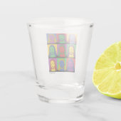 Pop Art Jesus Schnapsglas (Rückseite)
