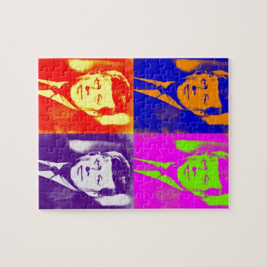 Pop Art JFK John F. Kennedy Puzzle (Horizontal)