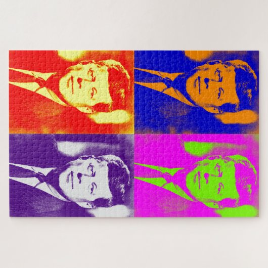 Pop Art JFK John F. Kennedy Puzzle (Horizontal)